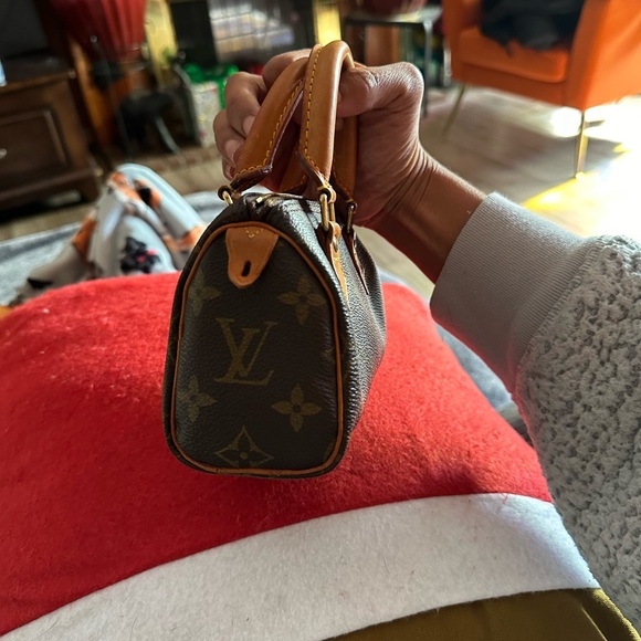 Authentic Louis Vuitton Monogram Mini Speedy Hand Bag Purse LV - Picture 2 of 4